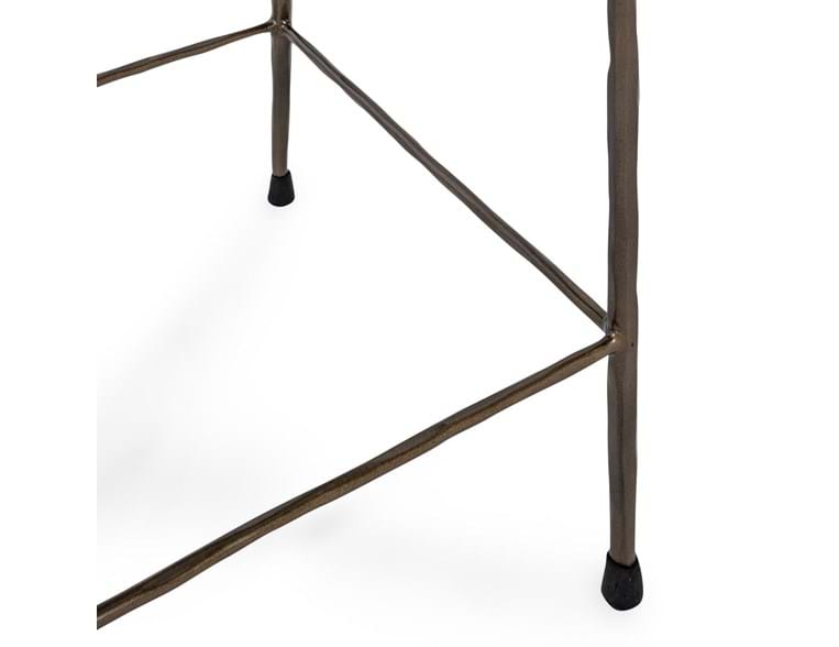 Bose Hide Brown Counter Stool (Set of 2) - Ornate Home