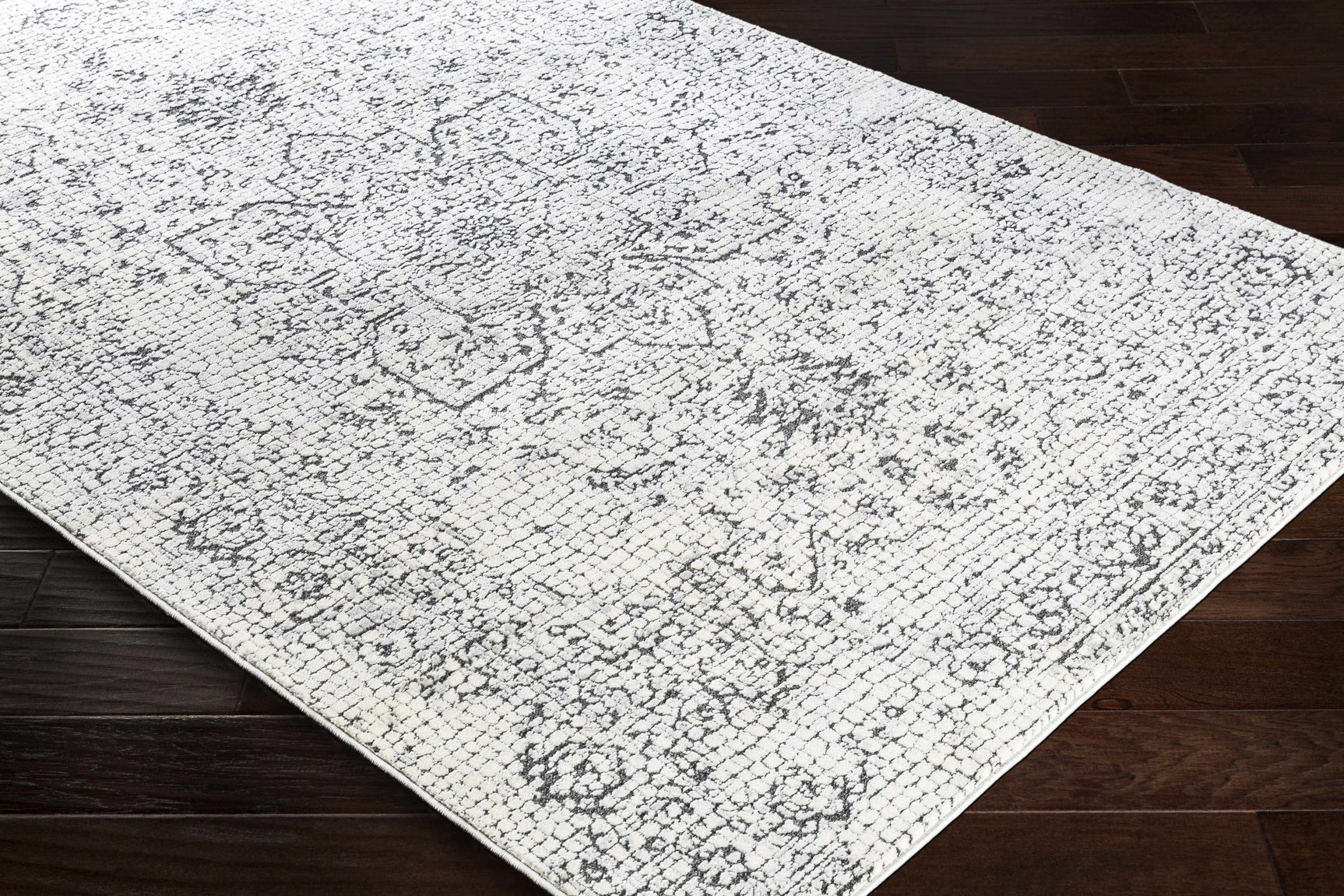 Bosphorus Black Mosaic Rug - Clearance - Ornate Home