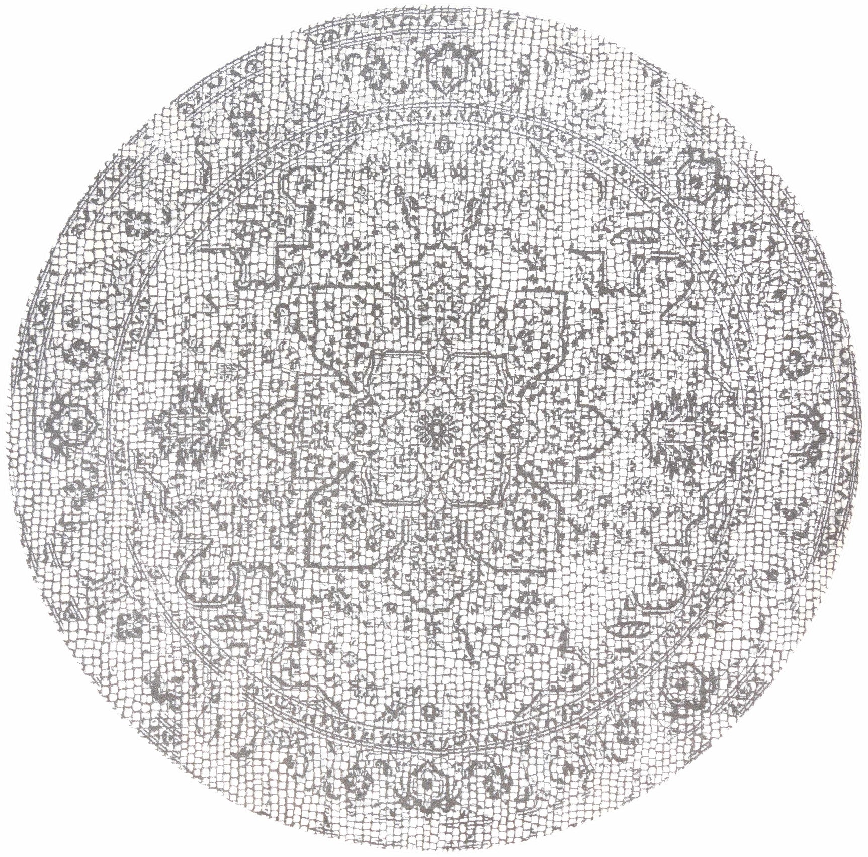 Bosphorus Black Mosaic Rug - Clearance - Ornate Home