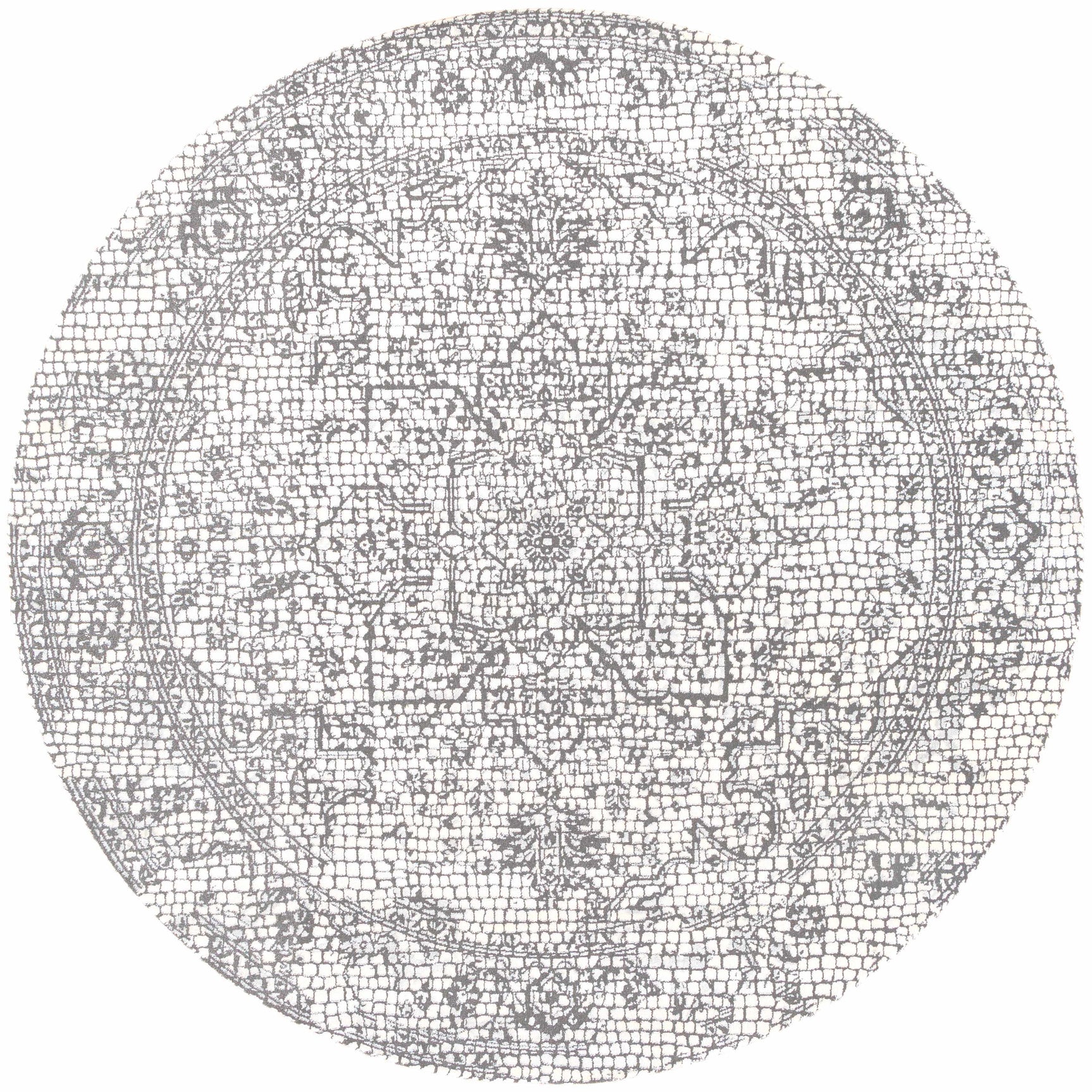 Bosphorus Black Mosaic Rug - Clearance - Ornate Home