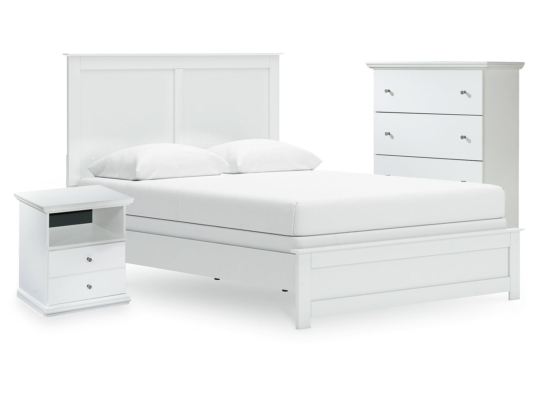 Bostwick Shoals Queen Panel Bed, Cheat and Nightstand - Ornate Home