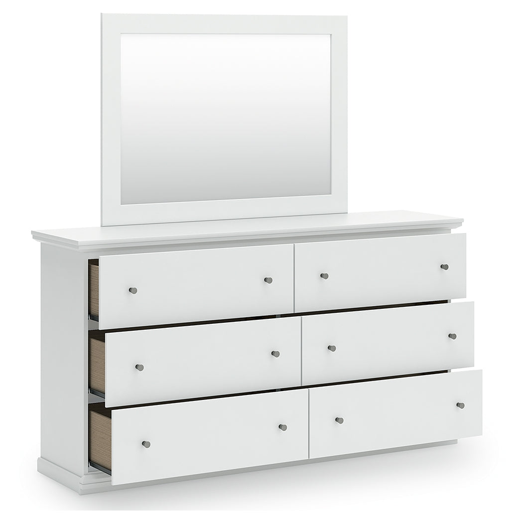 Bostwick Shoals Queen Panel Bed, Dresser and Mirror (Online Special Price) - Ornate Home
