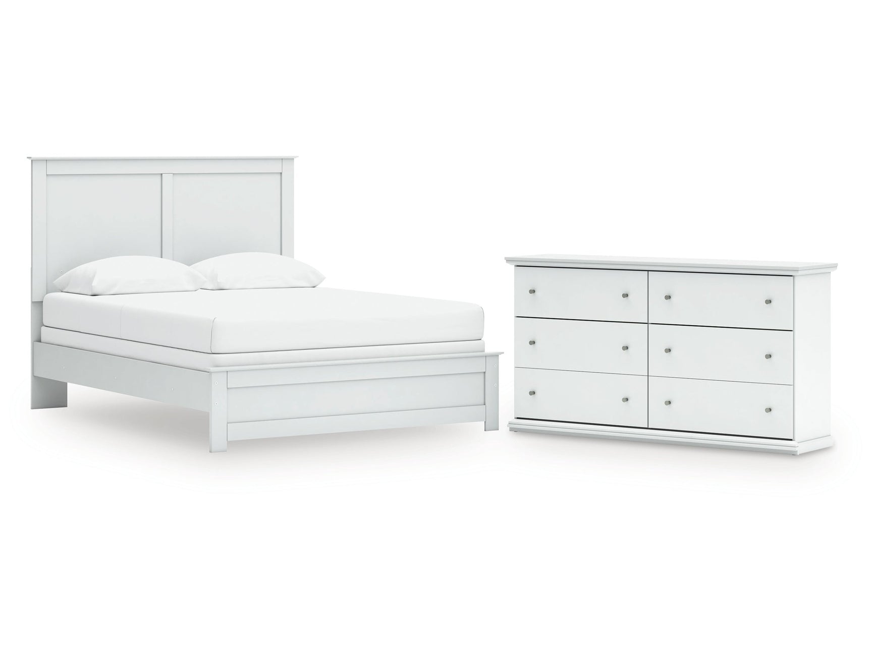 Bostwick Shoals Queen Panel Bed and Dresser - Ornate Home