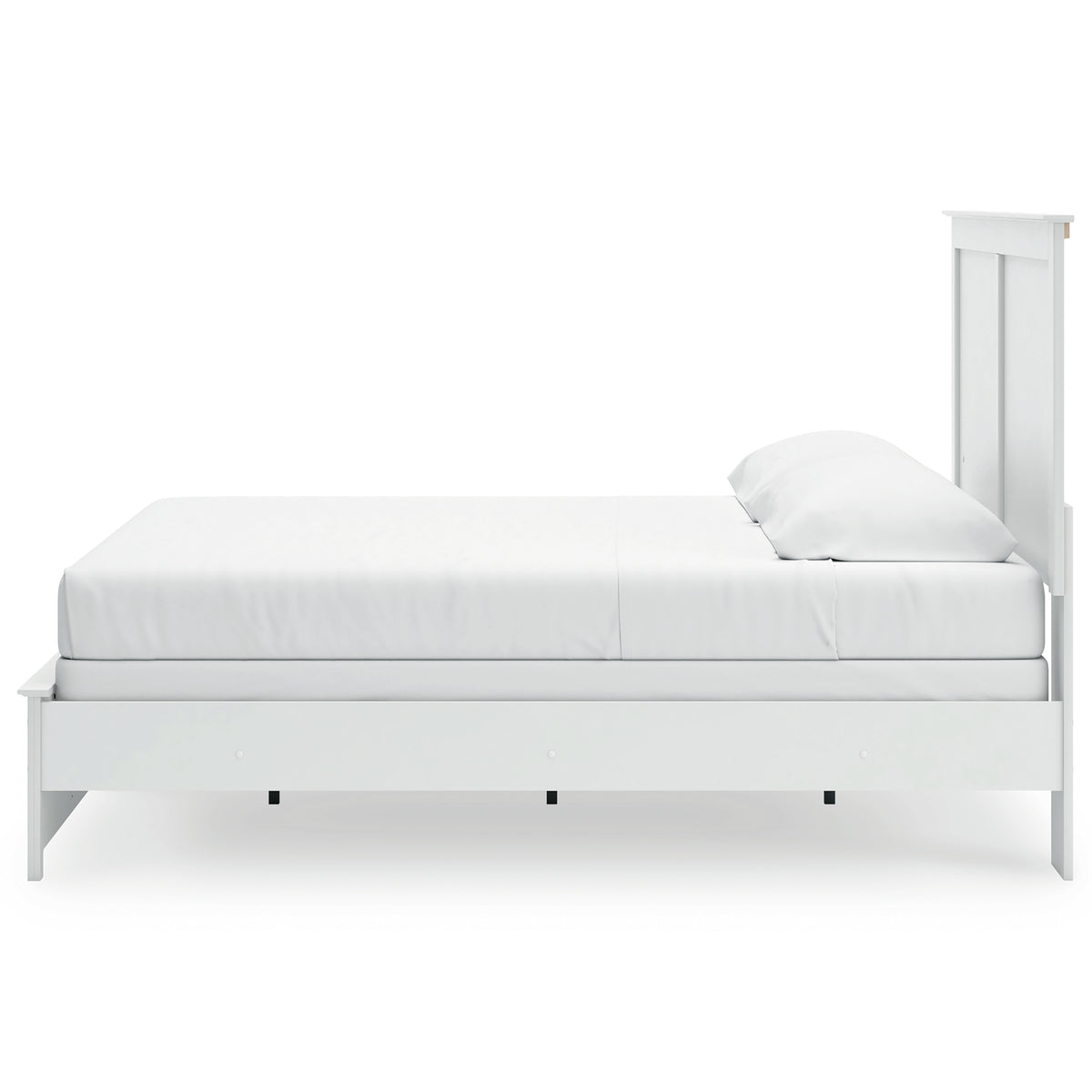 Bostwick Shoals White King Panel Bed, Dresser, Mirror, Chest and 2 Nightstands - Ornate Home