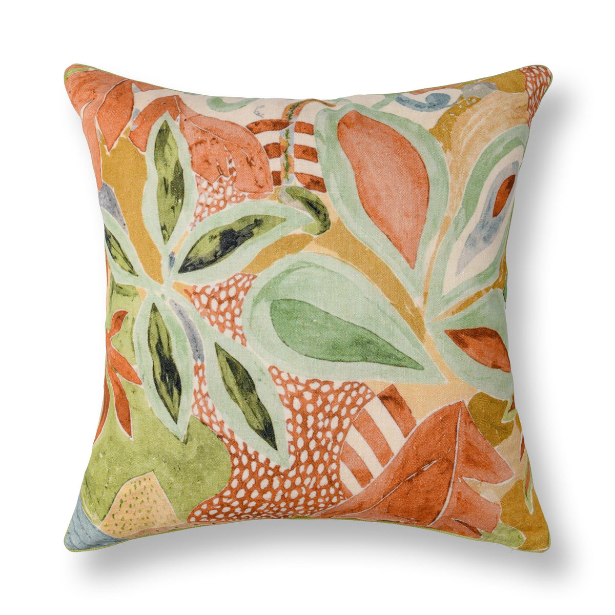Botanical Reverie Multi 22"x22" Throw Pillow (Set of 2)