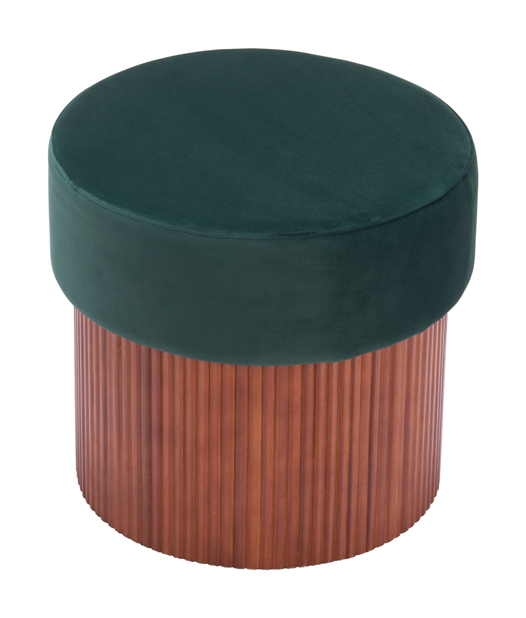Boto Green Storage Ottoman - Ornate Home