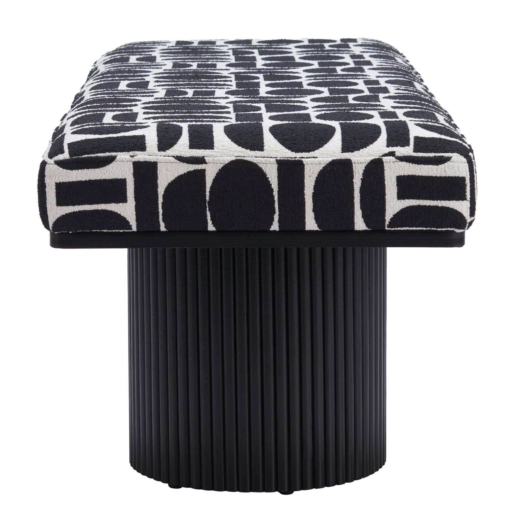 Botoia Black & White Bench - Ornate Home