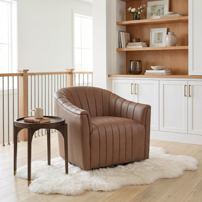 Boulevard Pink Swivel Chair - Ornate Home