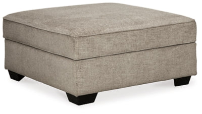 Bovarian Stone 3-Piece Sectional with Ottoman (Online Special Price) - Ornate Home