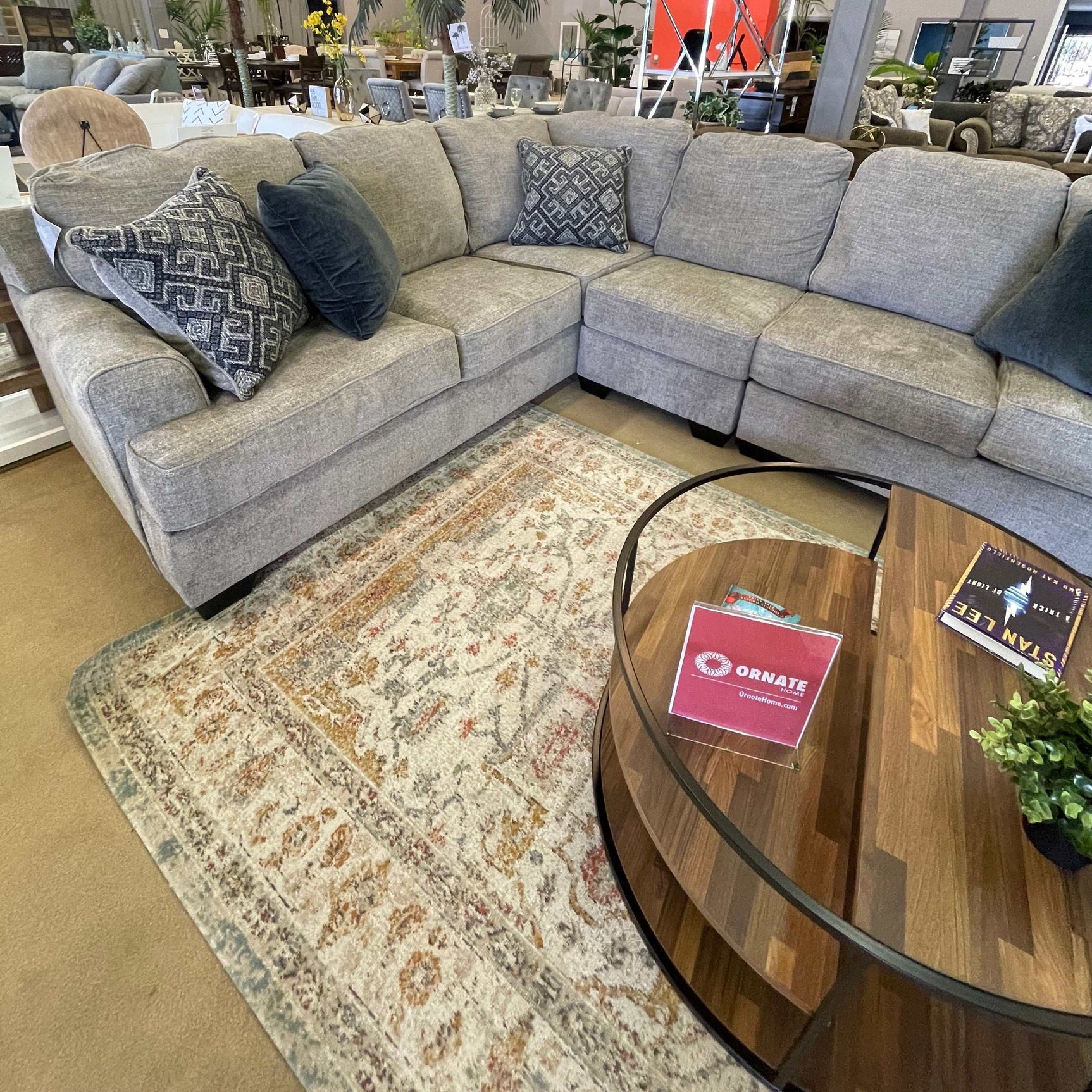 Bovarian Stone 3pc RAF Sectional (Online Special Price) - Ornate Home