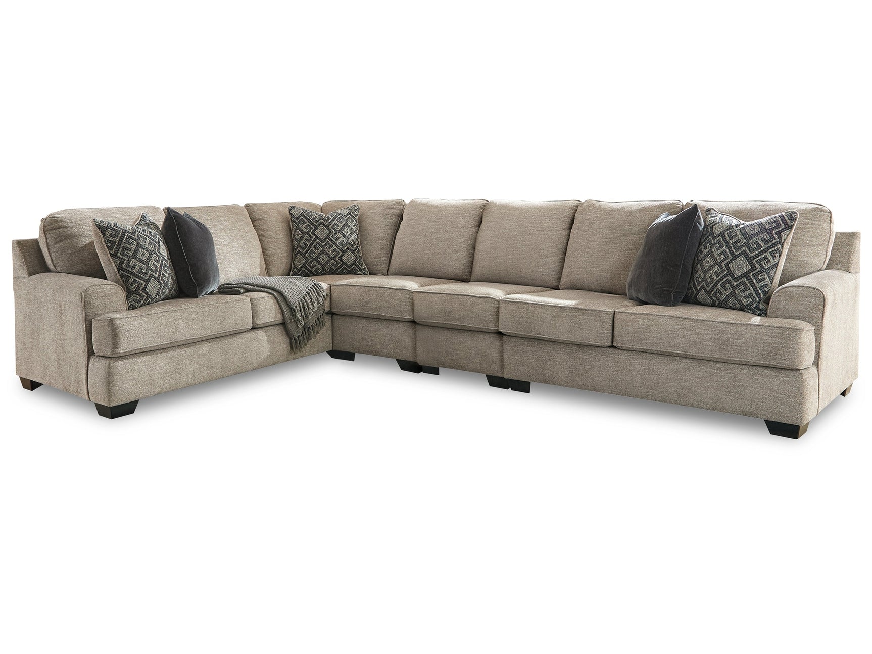 Bovarian Stone 4pc Sectional (Online Special Price) - Ornate Home