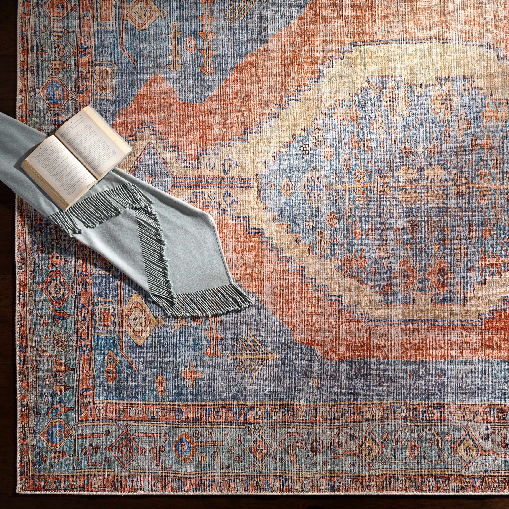 Bovey Washable Area Rug - Clearance - Ornate Home