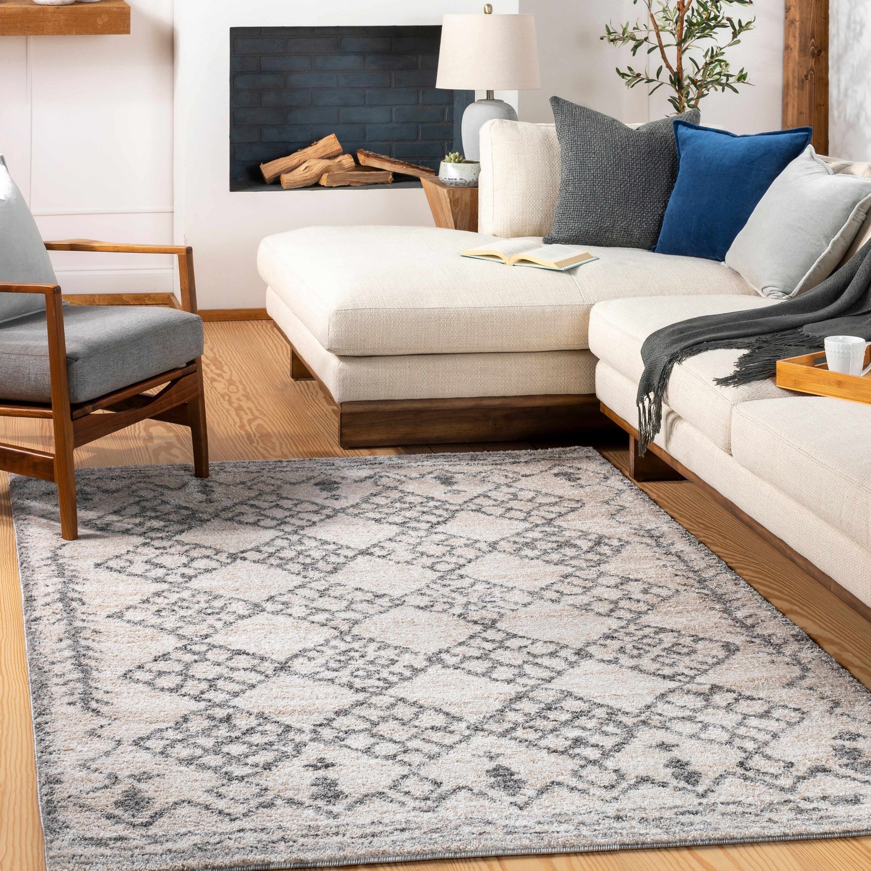 Bow Area Rug - Ornate Home