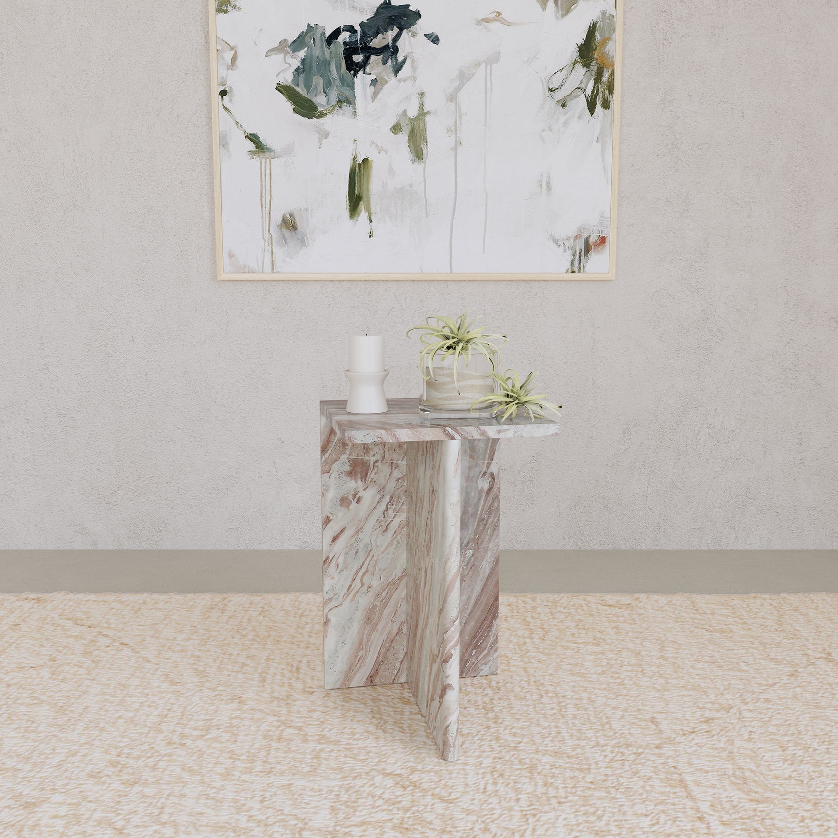 Bowdoin Grey Side Table - Ornate Home