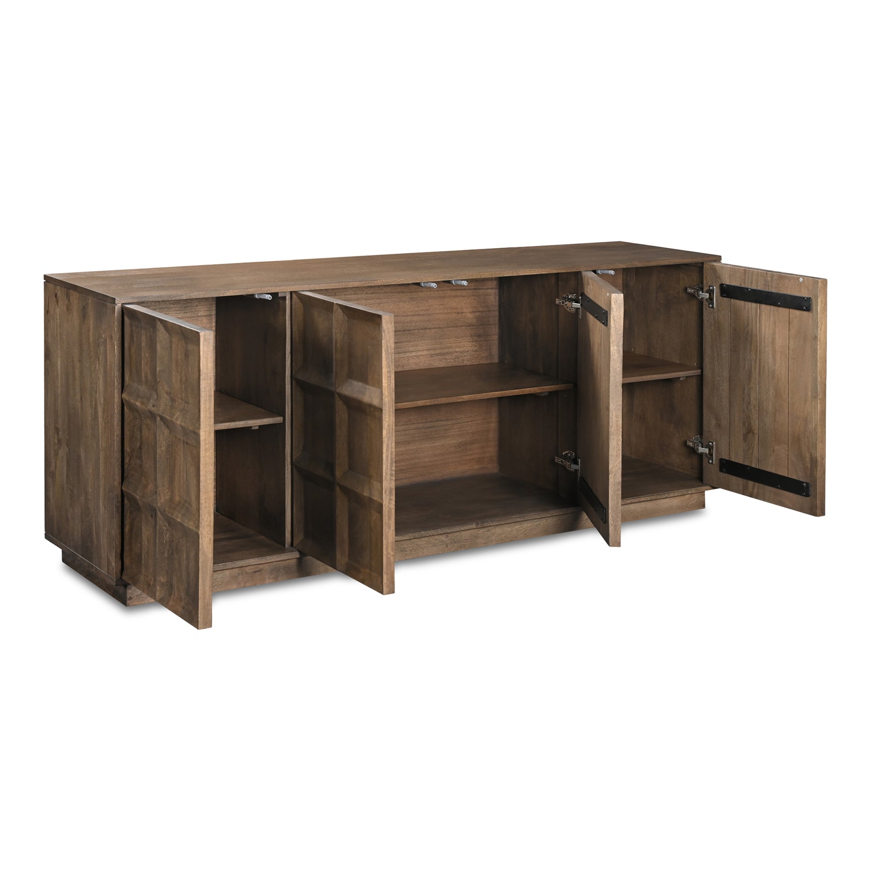 Bowen Deep Brown Sideboard - Ornate Home