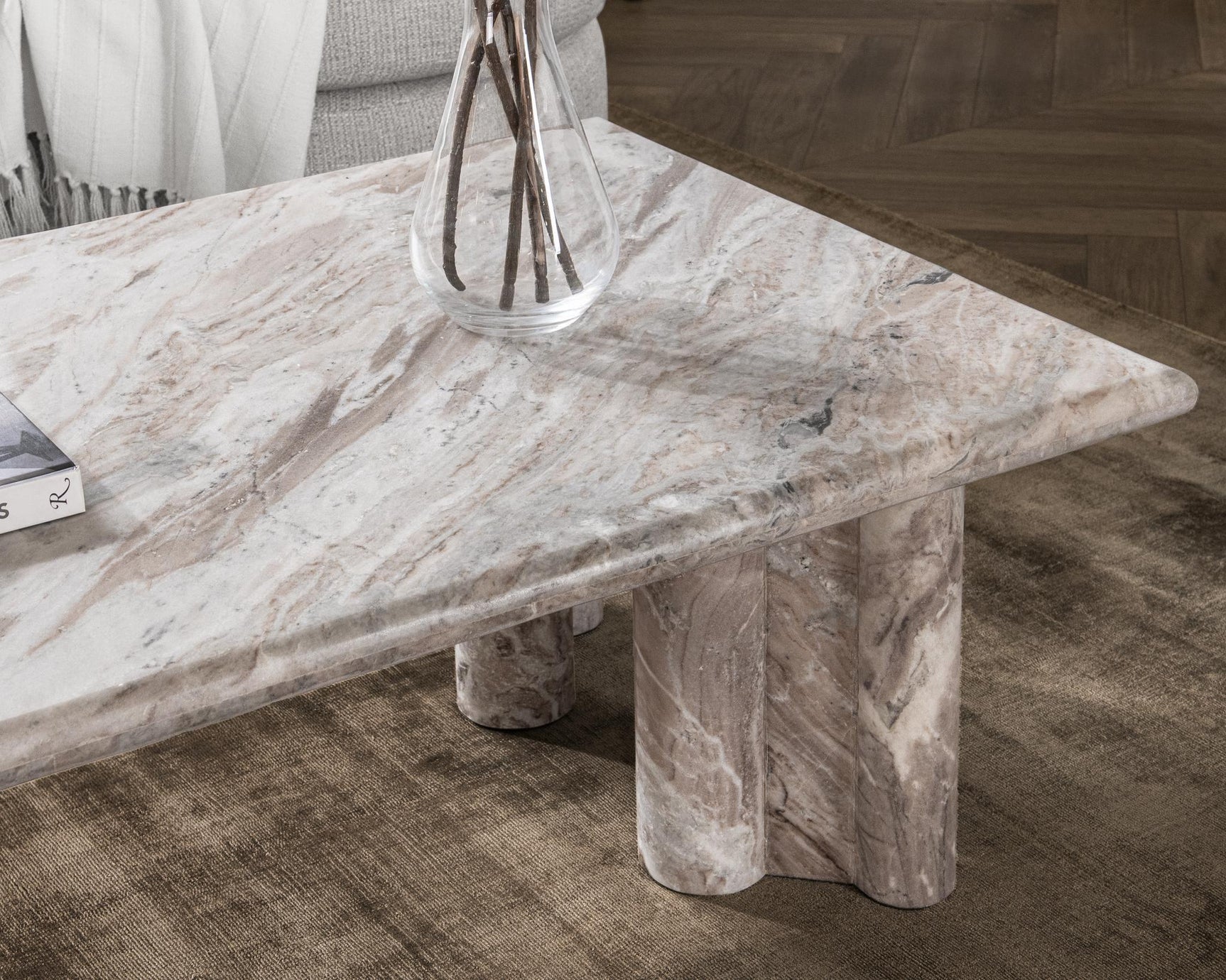 Bowman Rusty Gray Coffee Table - Ornate Home