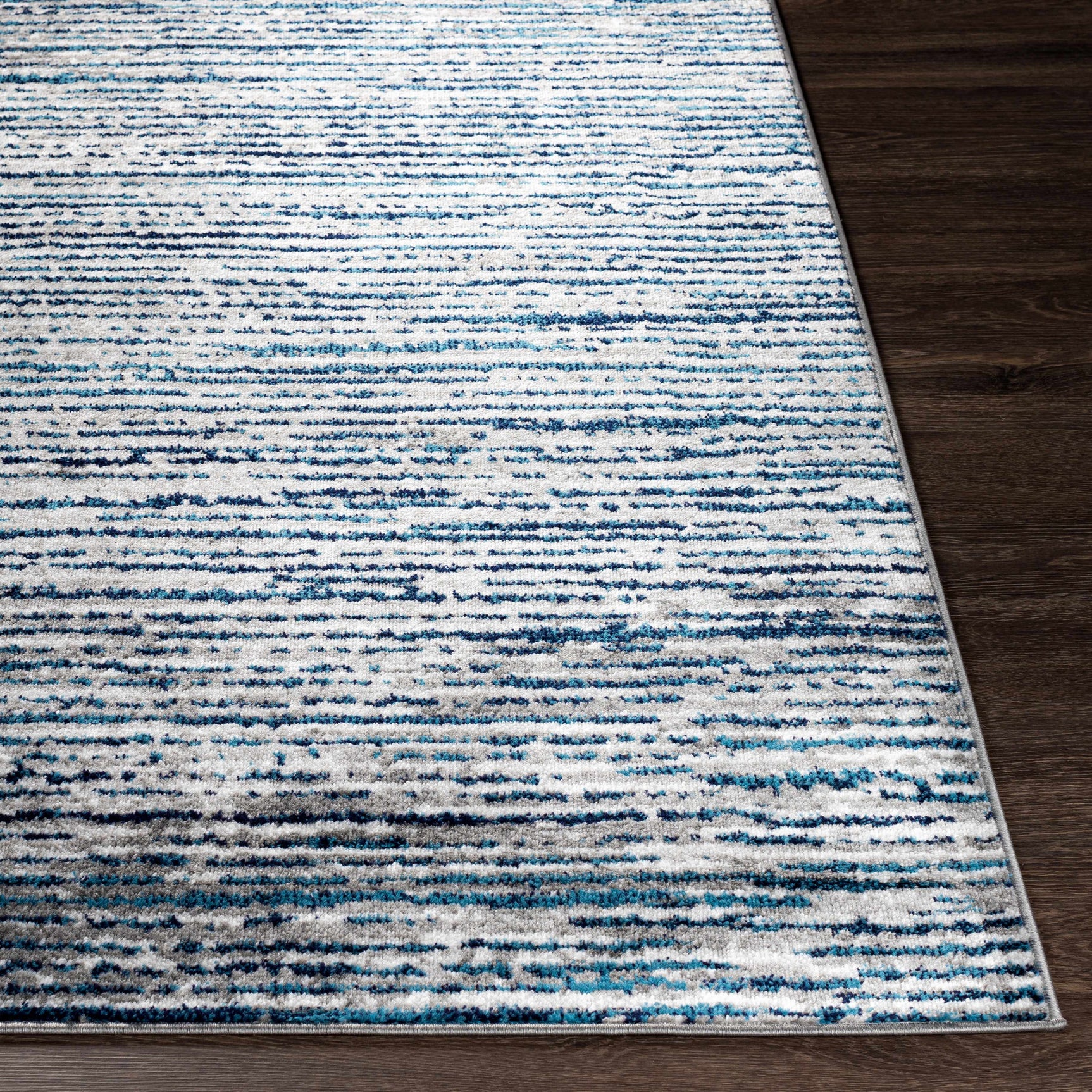 Bowmansdale Striped Navy Rug - Ornate Home