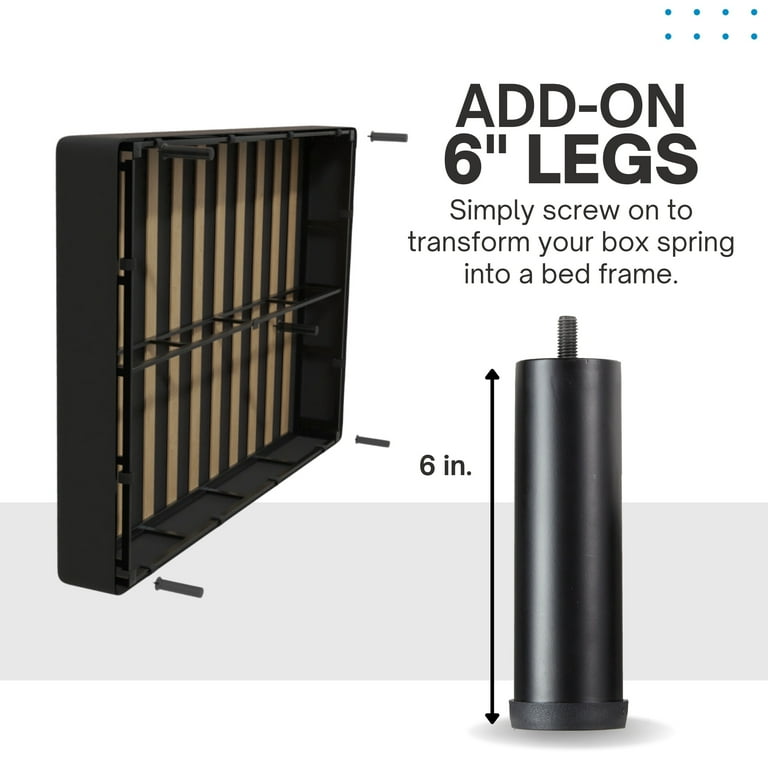 Boyd Sleep Omni 2-in-1 Queen Size Metal Foundation - Ornate Home