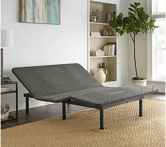 Boyd Sleep Queen Bed Frame Base: Adjustable Zero-Gravity Power Base w/ Massage - Ornate Home