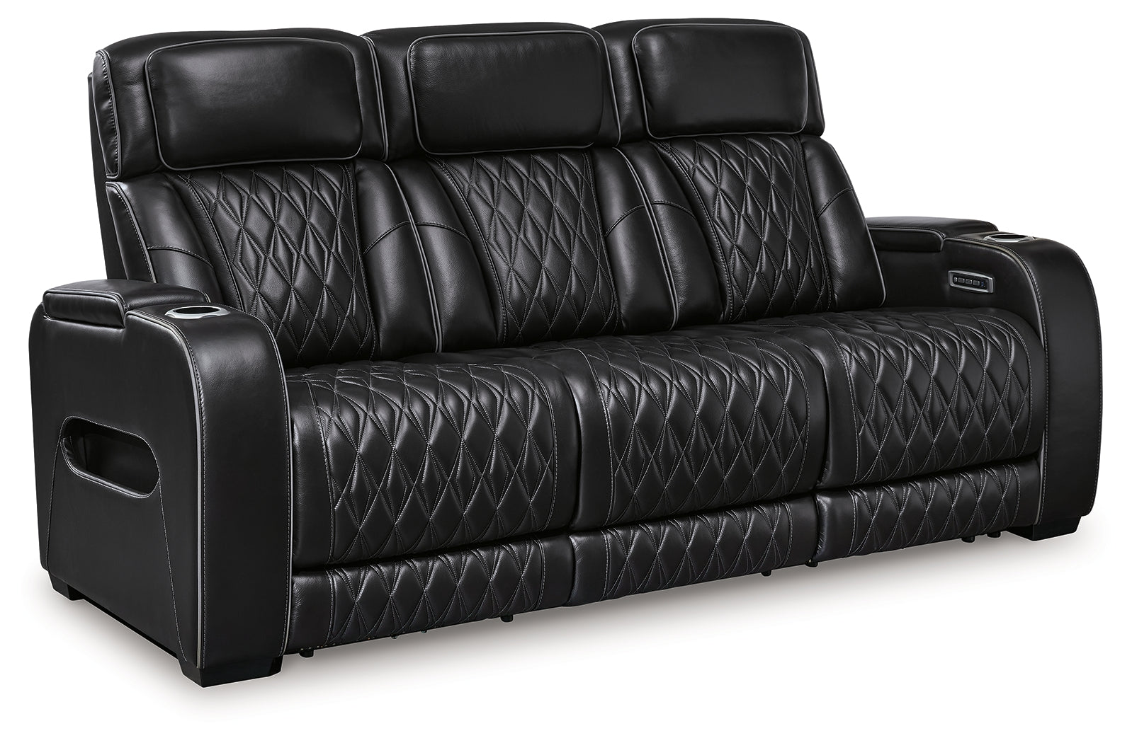 Boyington Black Power Reclining Sofa, Loveseat and Recliner (Online Special Price) - Ornate Home