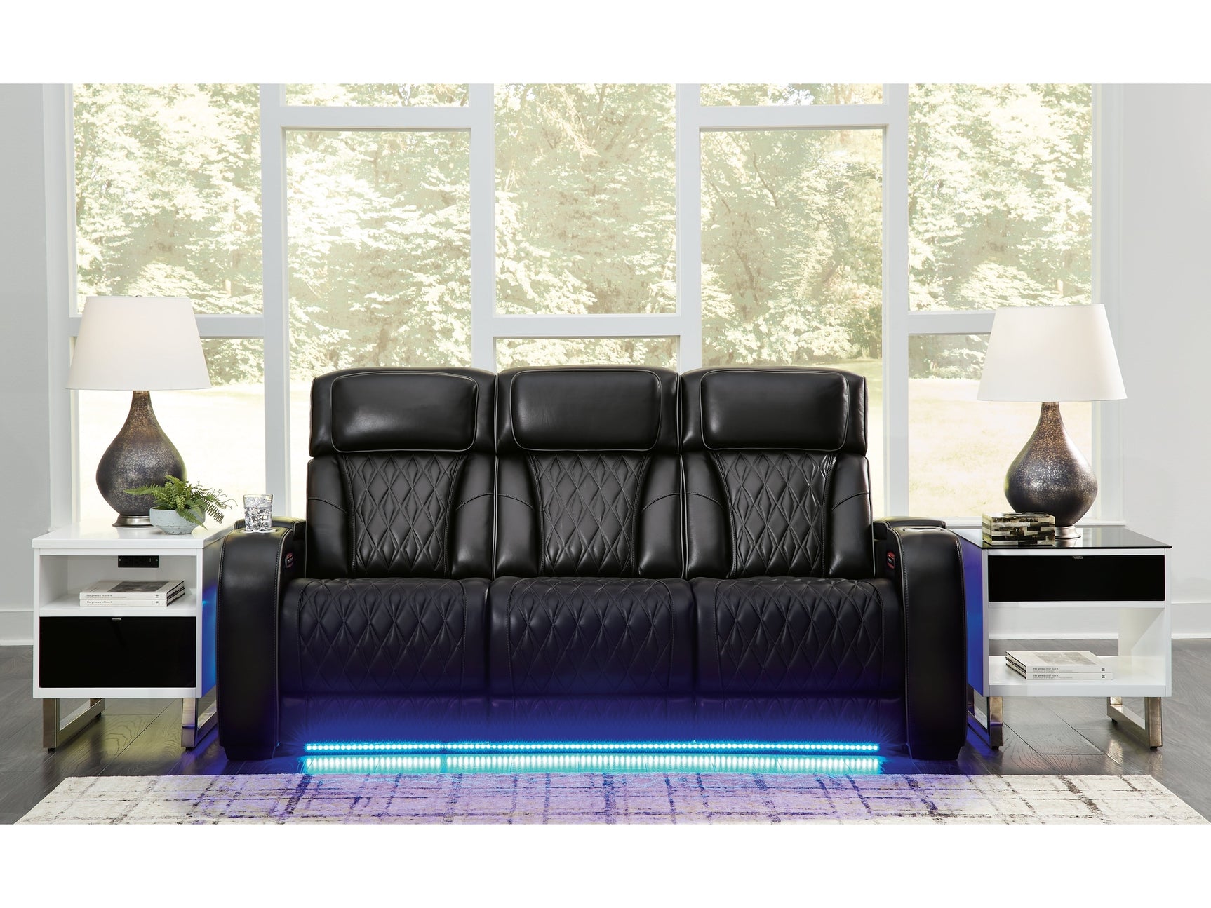 Boyington Black Power Reclining Sofa, Loveseat and Recliner (Online Special Price) - Ornate Home