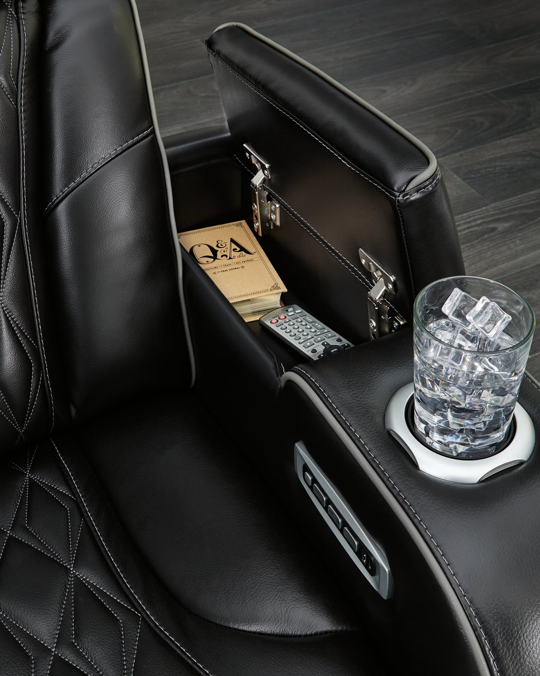 Boyington Black Power Reclining Sofa, Loveseat and Recliner (Online Special Price) - Ornate Home