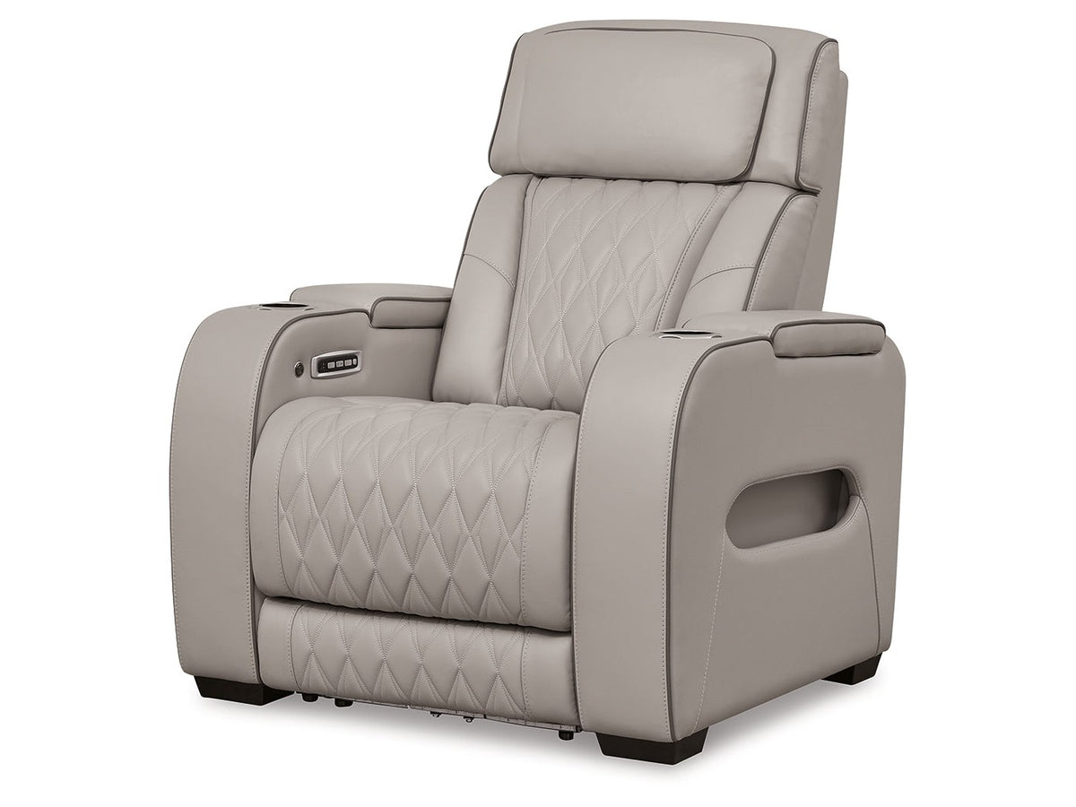 Boyington Gray Power Recliner (Online Special Price) - Ornate Home