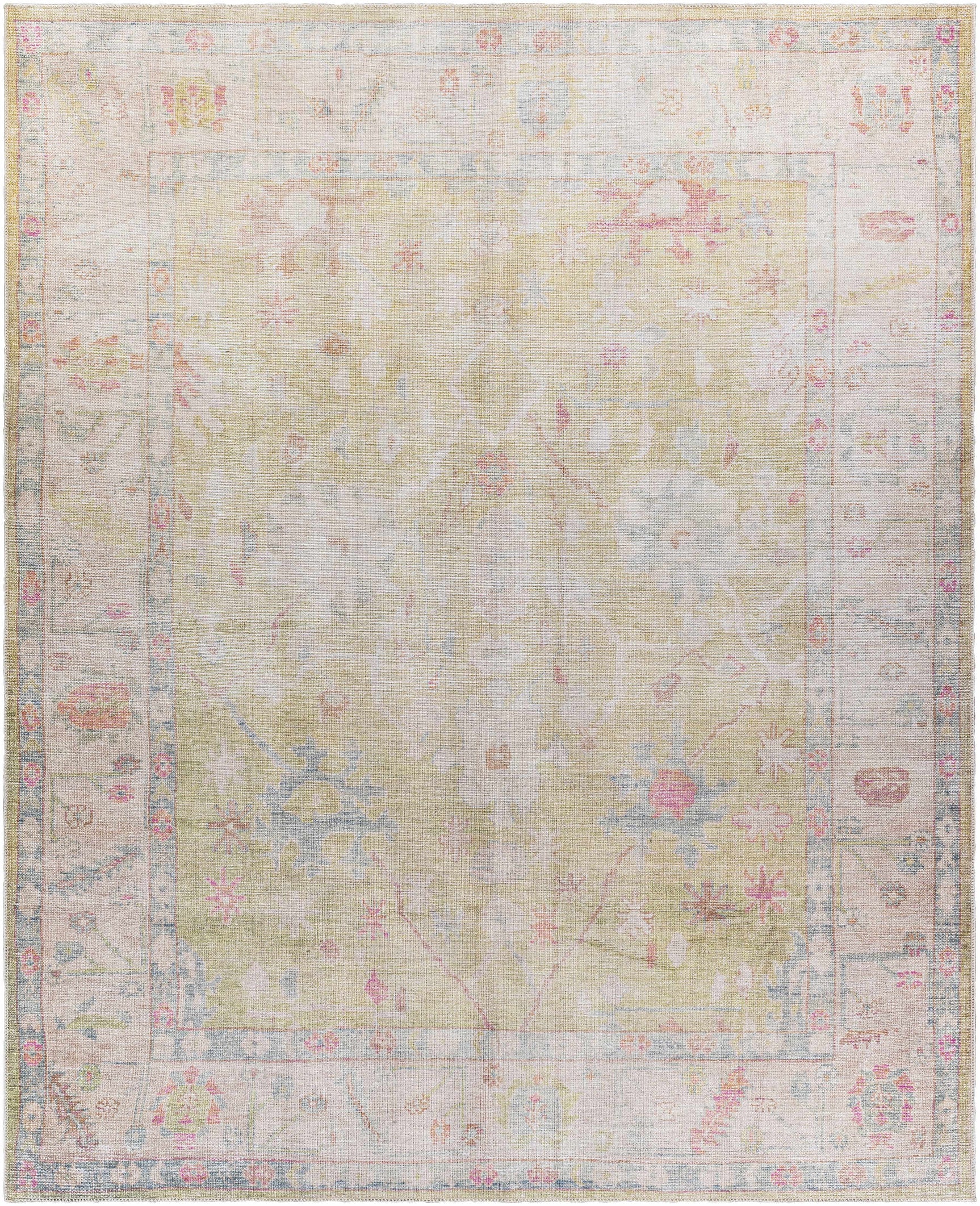 Bozkurt Distressed Washable Rug - Ornate Home