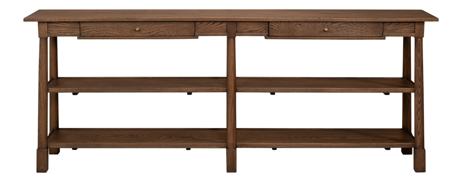 Bracken Brown Large Console Table
