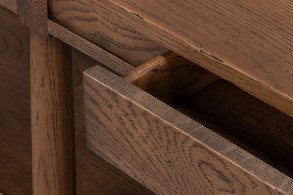 Bracken Brown Large Console Table