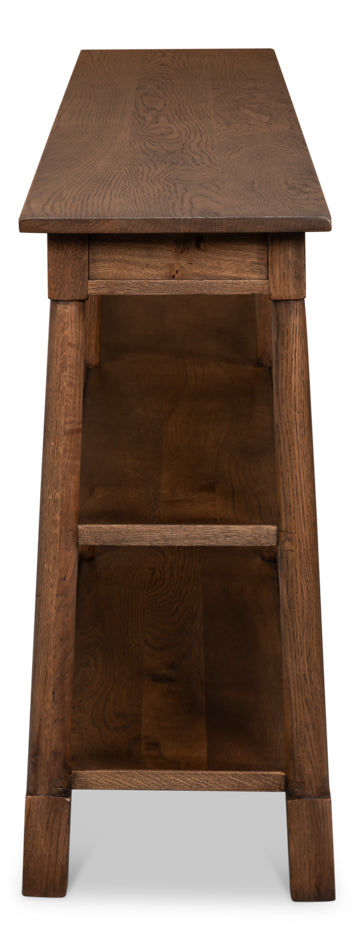 Bracken Brown Large Console Table
