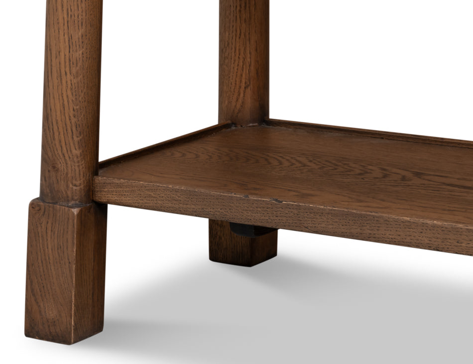 Bracken Brown Large Console Table