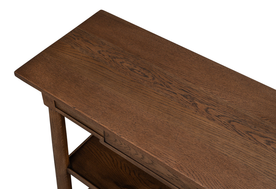 Bracken Brown Small Console Table