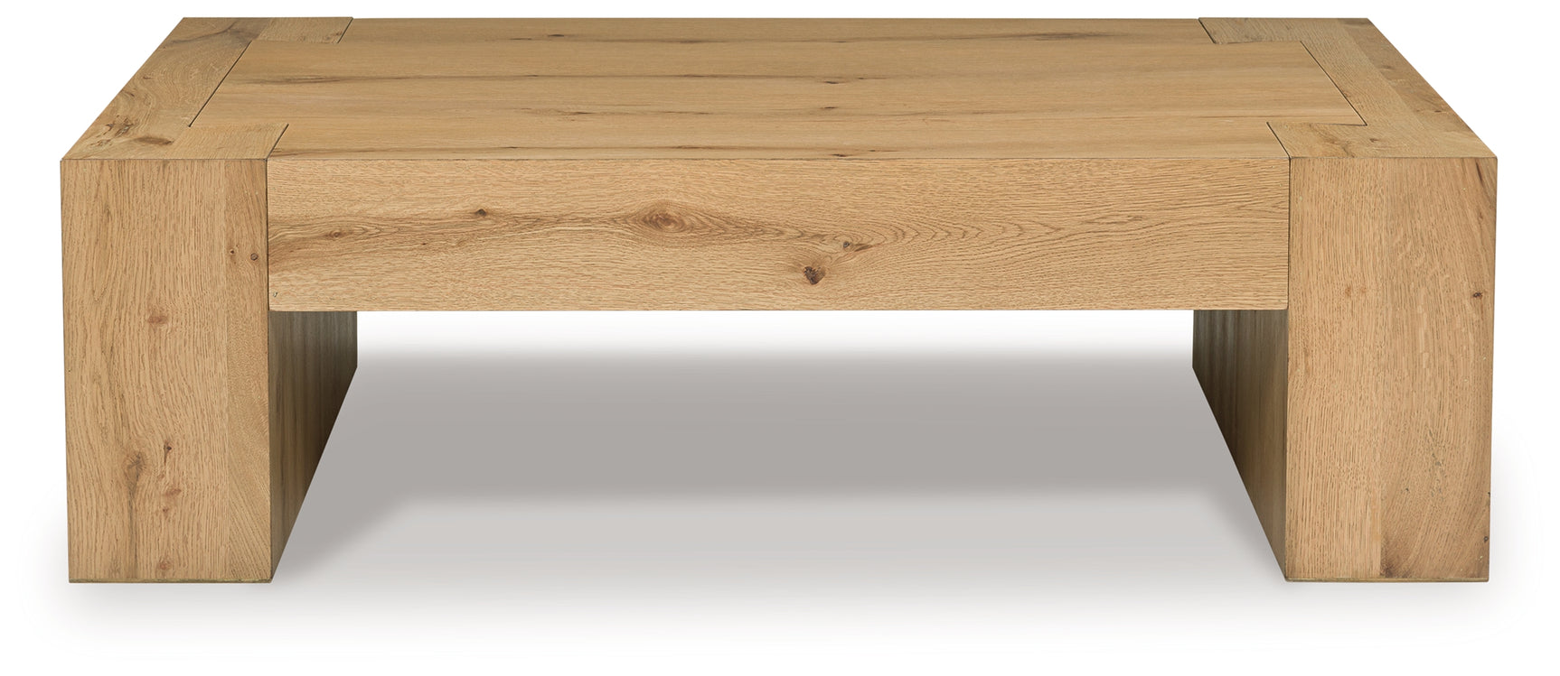 Bracken Light Brown Rectangular Cocktail Table - Ornate Home