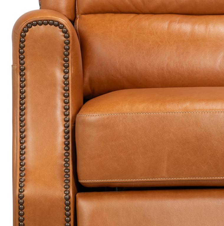 Bradford Brown Leather Recliner - Ornate Home