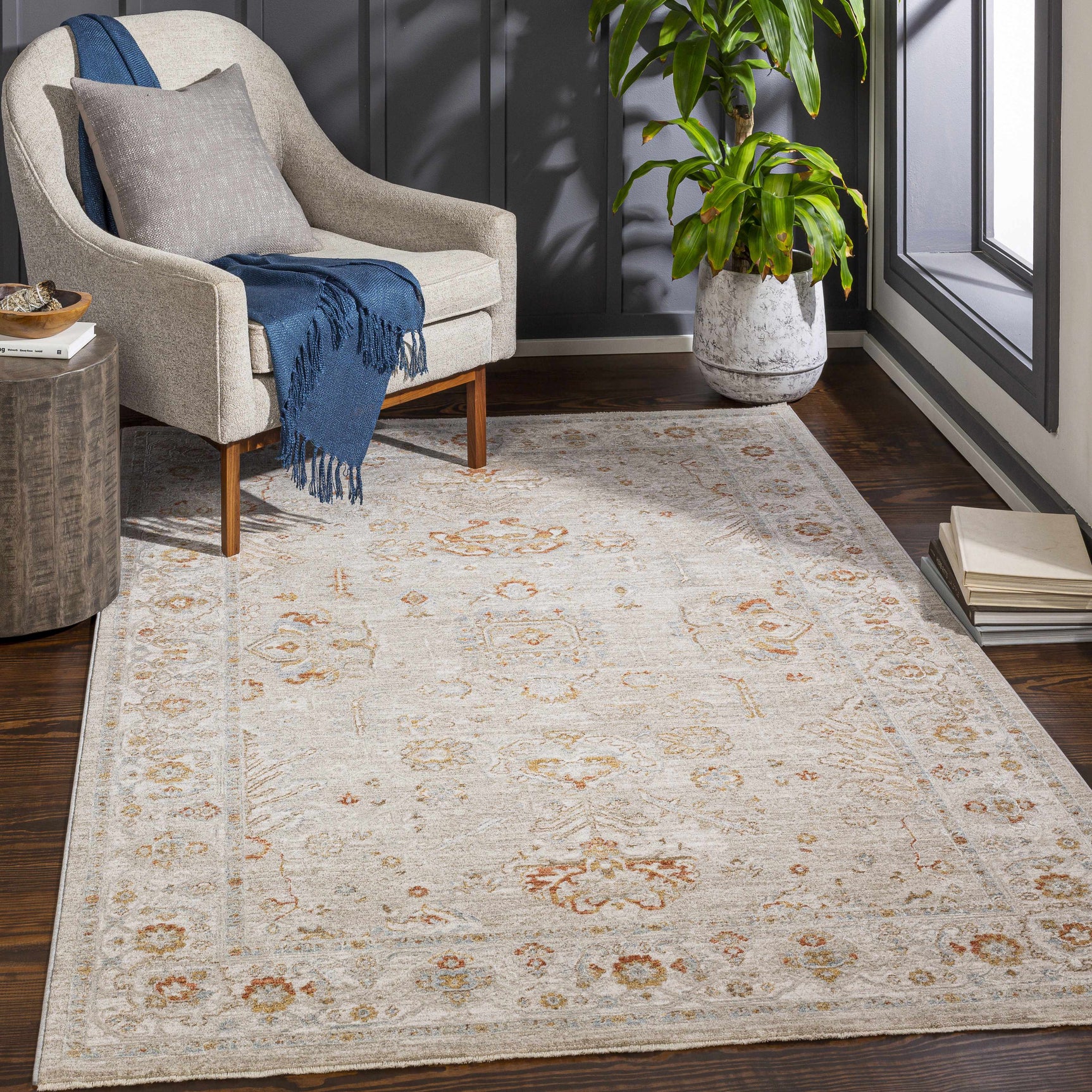 Bradley Oushak Thick Luxe Area Rug - Ornate Home
