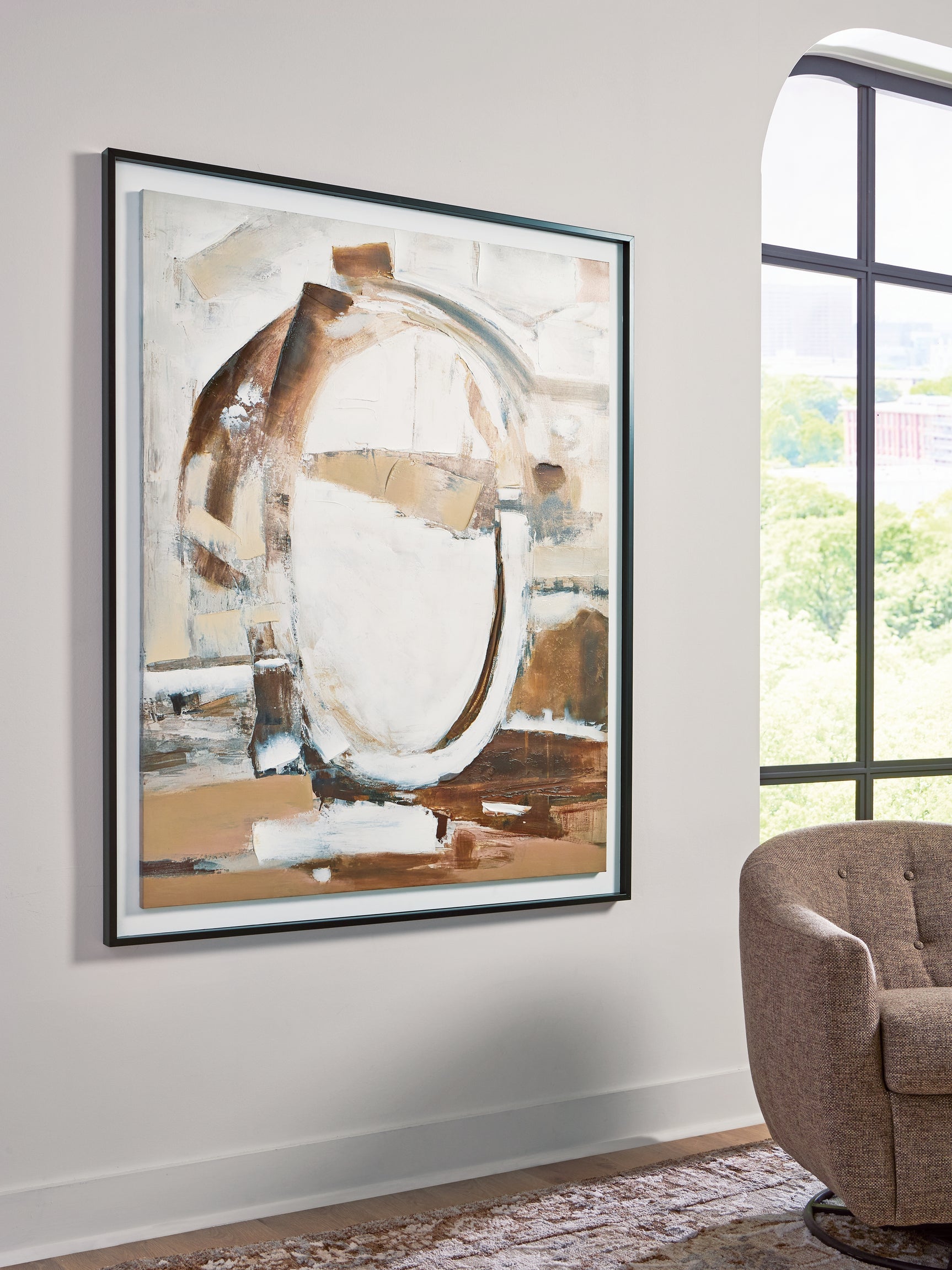 Bradlow Brown/White/Black Wall Art - Ornate Home