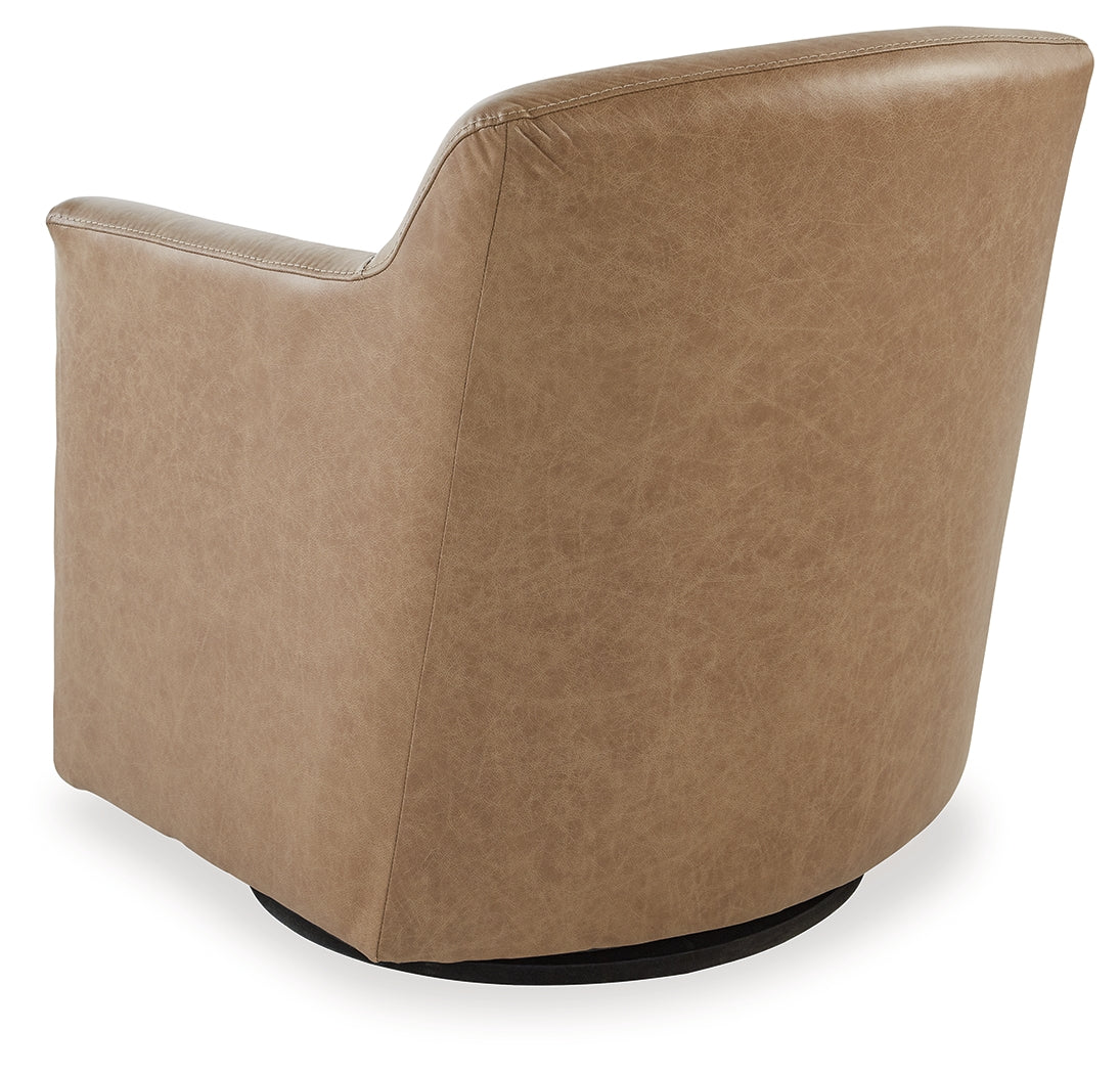 Bradney Tumbleweed Swivel Accent Chair (Online Special Price) - Ornate Home
