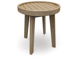 Bradstreet Bay Beige Outdoor End Table - Ornate Home