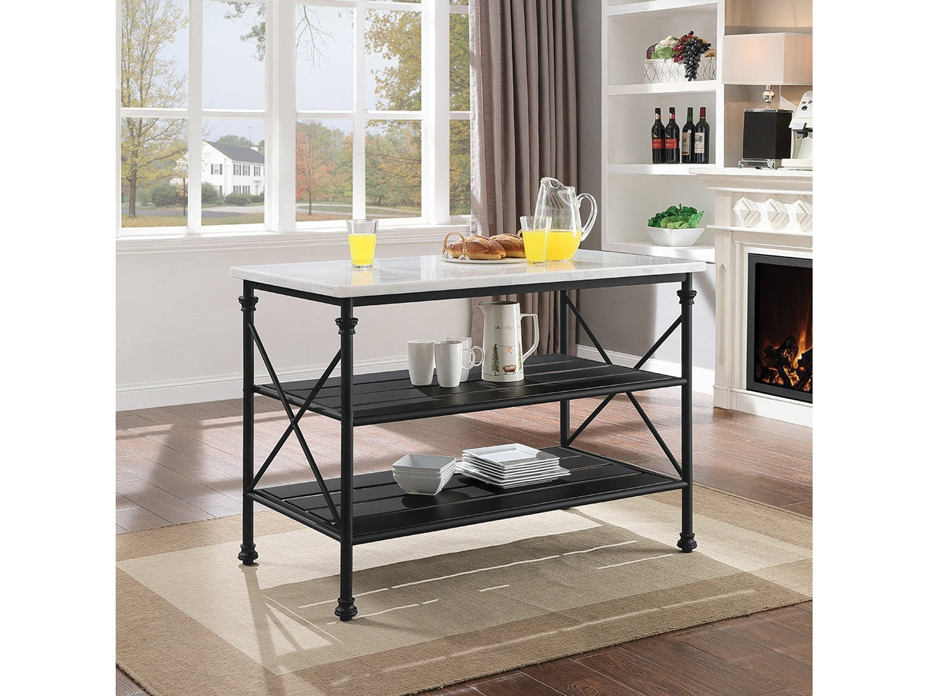 Brahm Kitchen Island - Ornate Home