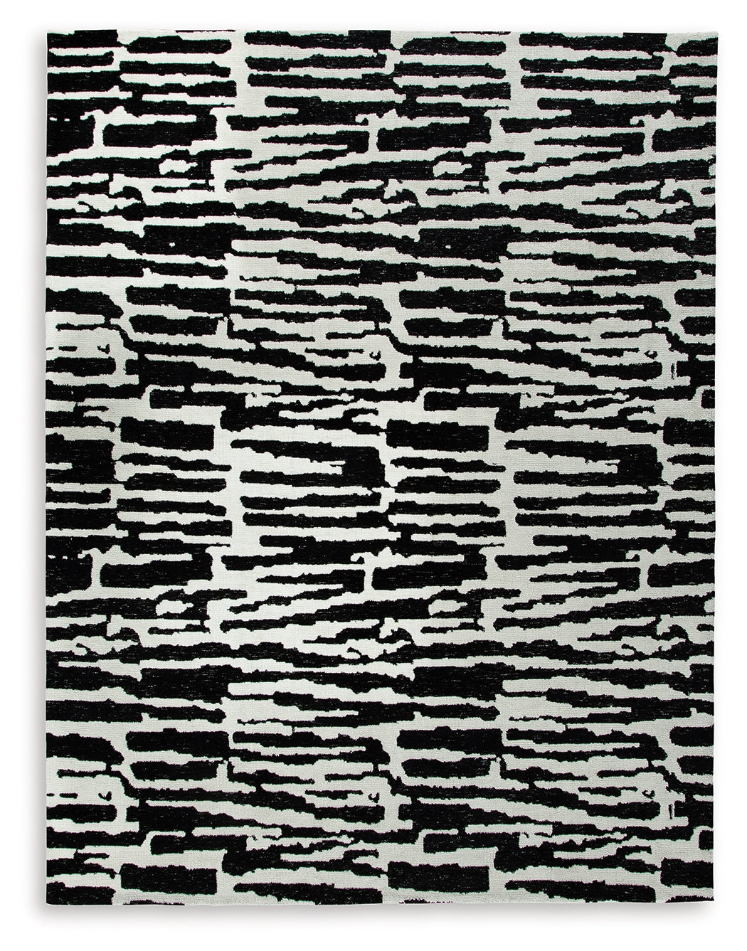 Bramshaw Black/Ivory Large Rug - Ornate Home