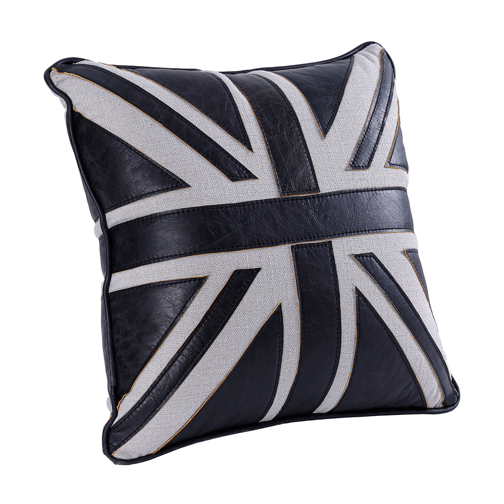 Brancaster Black/Linen Accent Cushion (Set of 2) - Ornate Home