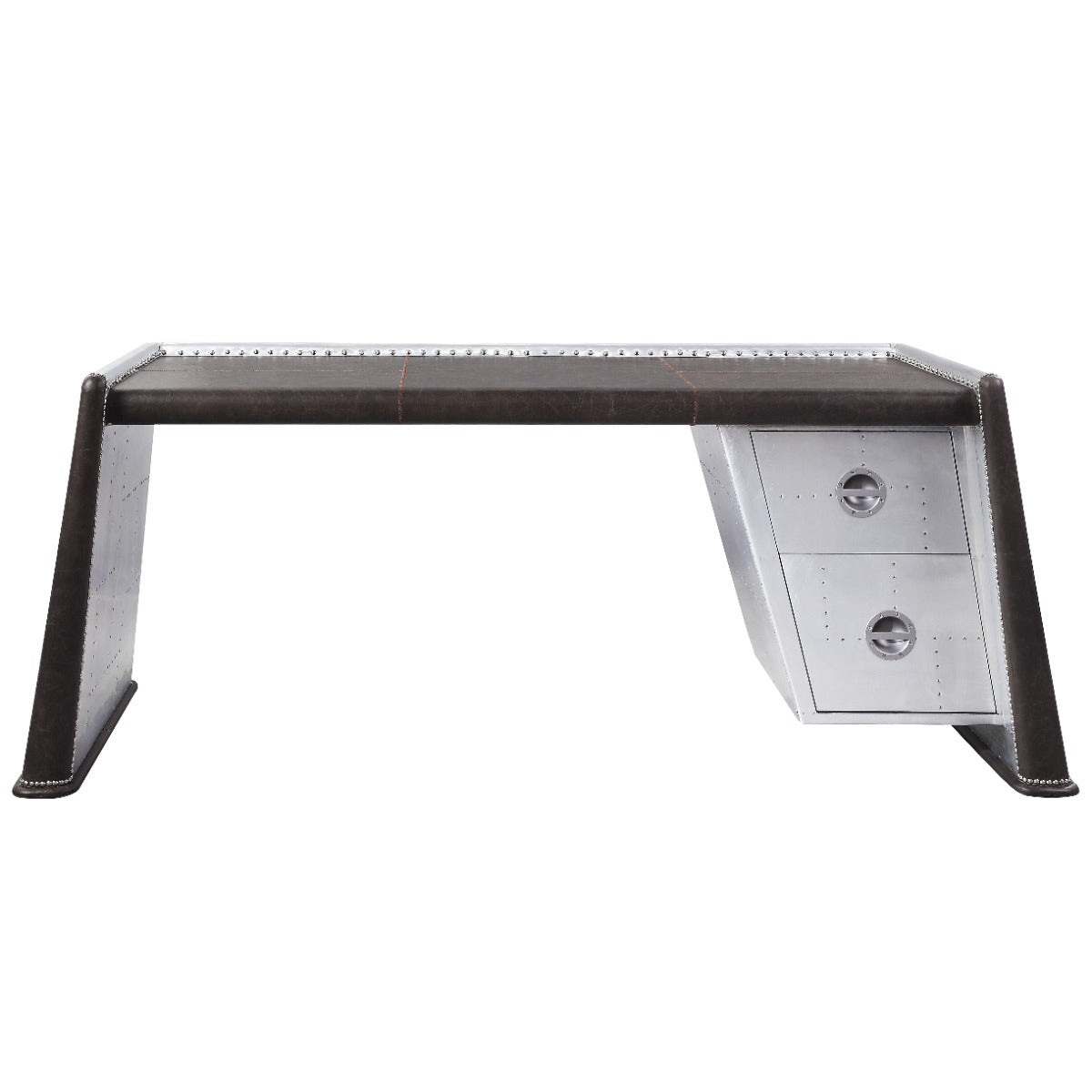 Brancaster Distress Chocolate Desk - Ornate Home