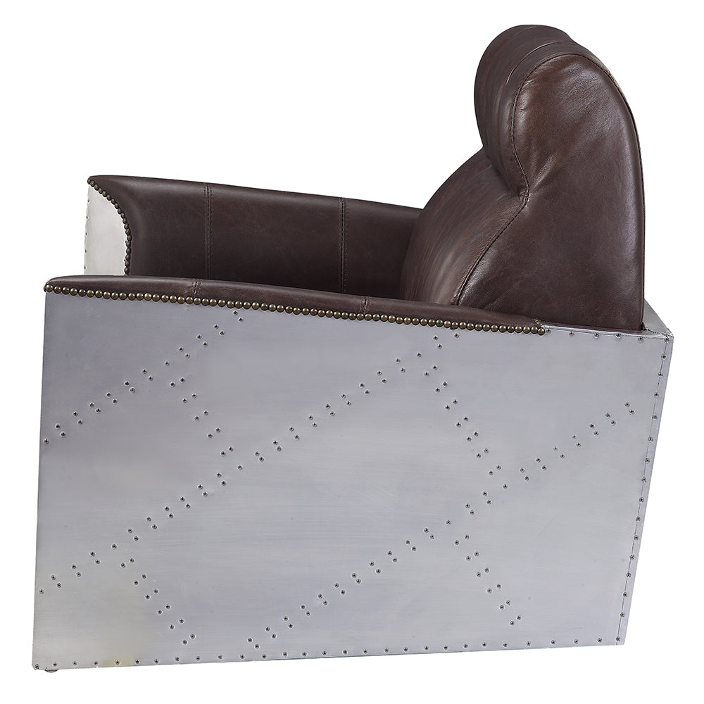 Brancaster Espresso Accent Chair - Ornate Home