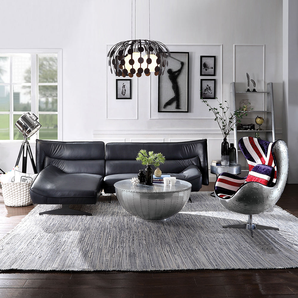 Brancaster Round Aluminum Coffee Table - Ornate Home