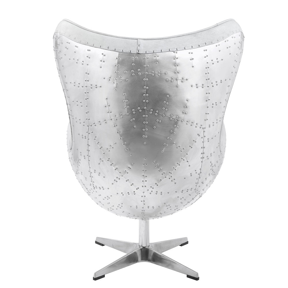 Brancaster White Accent Chair W/Swivel - Ornate Home