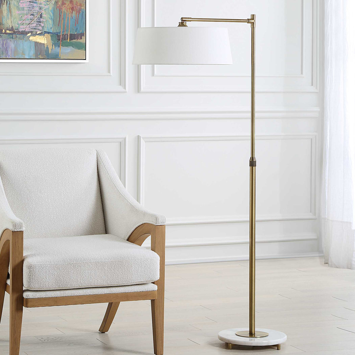 Branch Out Brass Floor Lamp - Ornate Home