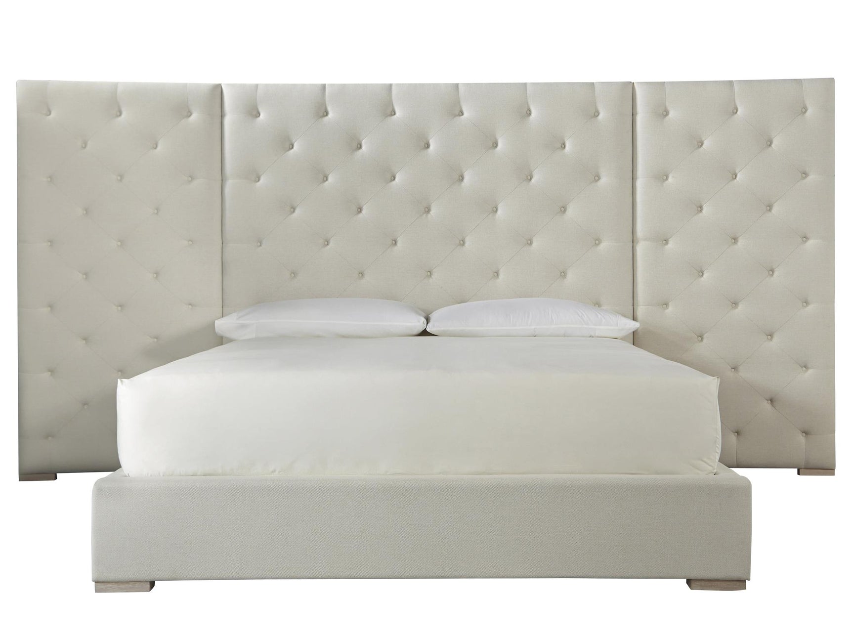 Brando Quartz Cal King Bed w/ Wall Panel - Ornate Home