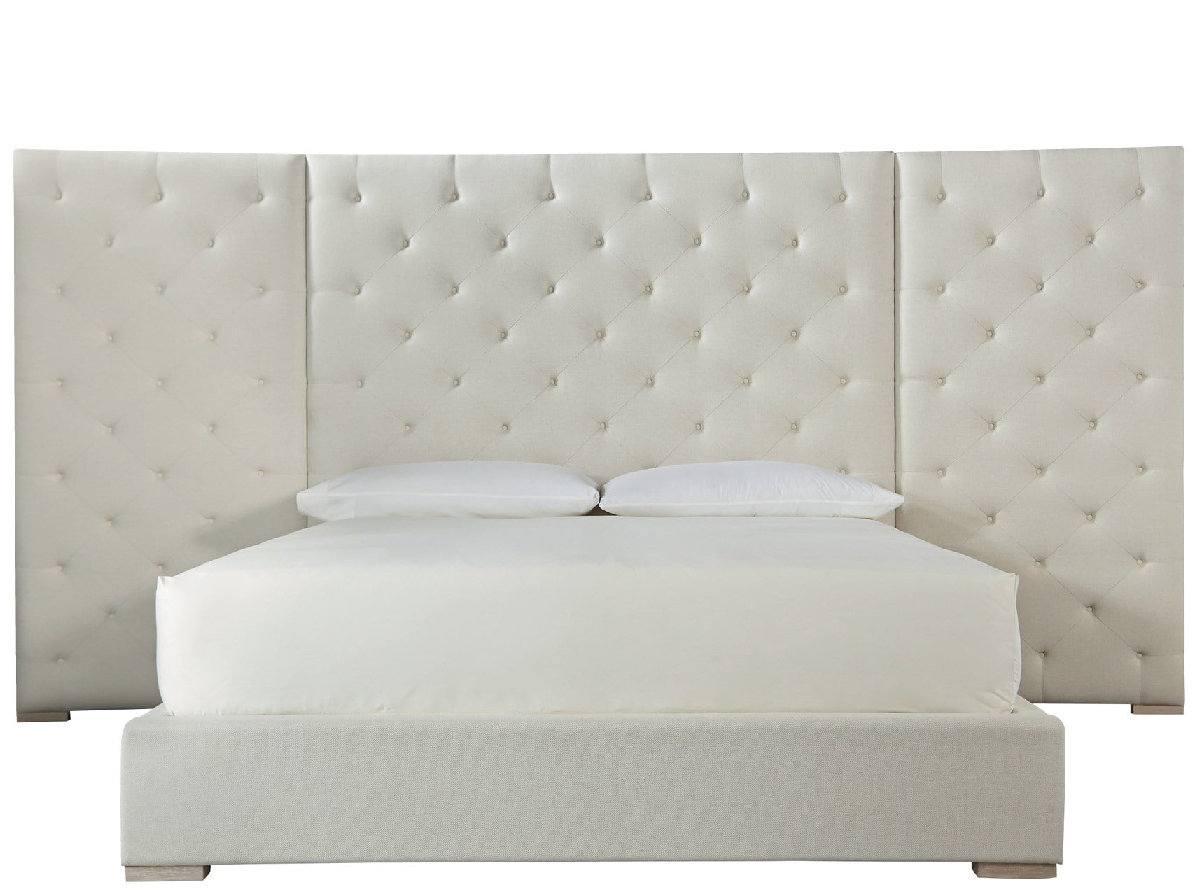 Brando Quartz King Bed w/ Wall Panel - Ornate Home