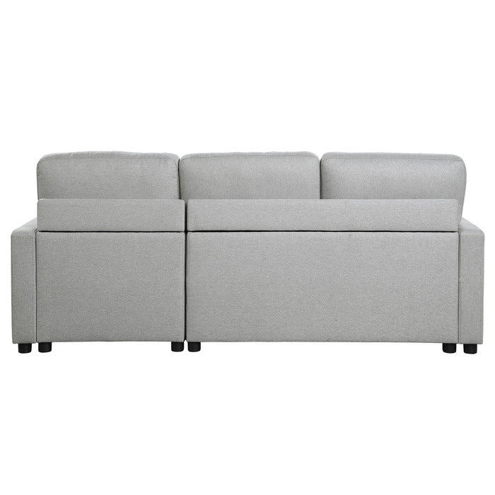 Brandolyn Gray 2-Piece Reversible Sectional Pull-Out Bed - Ornate Home